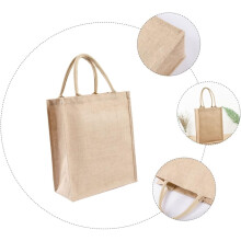 Sac en toile de jute, cabas en toile, sacs fourre-tout pour femmes, sacs à main en toile, sacs à café