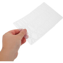 Moldagem de relógio redondo molde de silicone para projetos de artesanato DIY Números romanos para decoração doméstica e fabricação