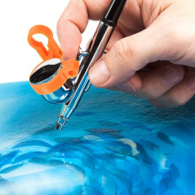 Stativ for airbrush-holder for modellmaling med penn-til-airbrush-adapter, tusj-til-airbrush-konverter