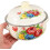 Enamel Stockpot with Lid 1.7l Double Handle Thickened Small Soup Pot 4