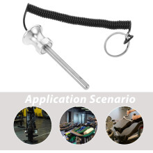 Pin magnetic pentru stivuirea greutăților, pin de încărcare a greutăților de sală din aliaj de aluminiu