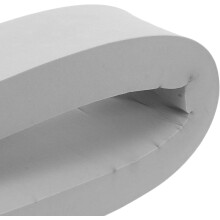 Bande éponge épaisse et découpable pour appui de fenêtre, absorbant l'humidité, 50 x 7 x 3 cm, grise