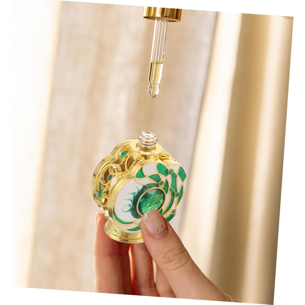 Hkhbjs Vintage Empty Perfume Bottle Refillable Essential Oil Bottle For Travel Accessories Women