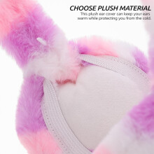 Cache-oreilles portable en peluche coupe-vent avec un design licorne élégant pour une utilisation hivernale en extérieur