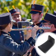 Fekete gumi klarinét hüvelykujjpárna ergonomikus kialakítással és extra kényelemmel