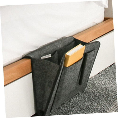 Multifunctional Bedside Storage Bag with Pockets Hanging Organizer