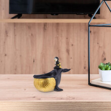 Oppbevaringsboks for dykkernøkler i resin med hvaldesign, dekorativ skrivebordsorganisator og rompynt