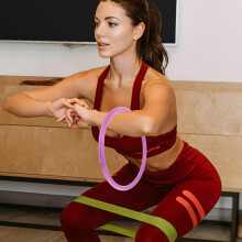 Weighted Arm Hoop for Women 1Pcs Purple Fitness Arm Hoop Exercise Equipment Indoor for Upper Body Workout