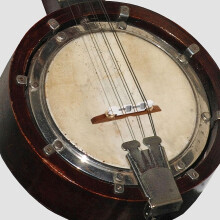 Chevalet de banjo en bois robuste, lisse et résistant à l'usure, couleur bois de café, idéal pour les amateurs de guitare.