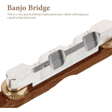 Robuster Banjo-Steg aus Holz, glatt und abriebfest, aus Kaffeeholz, für Gitarrenliebhaber
