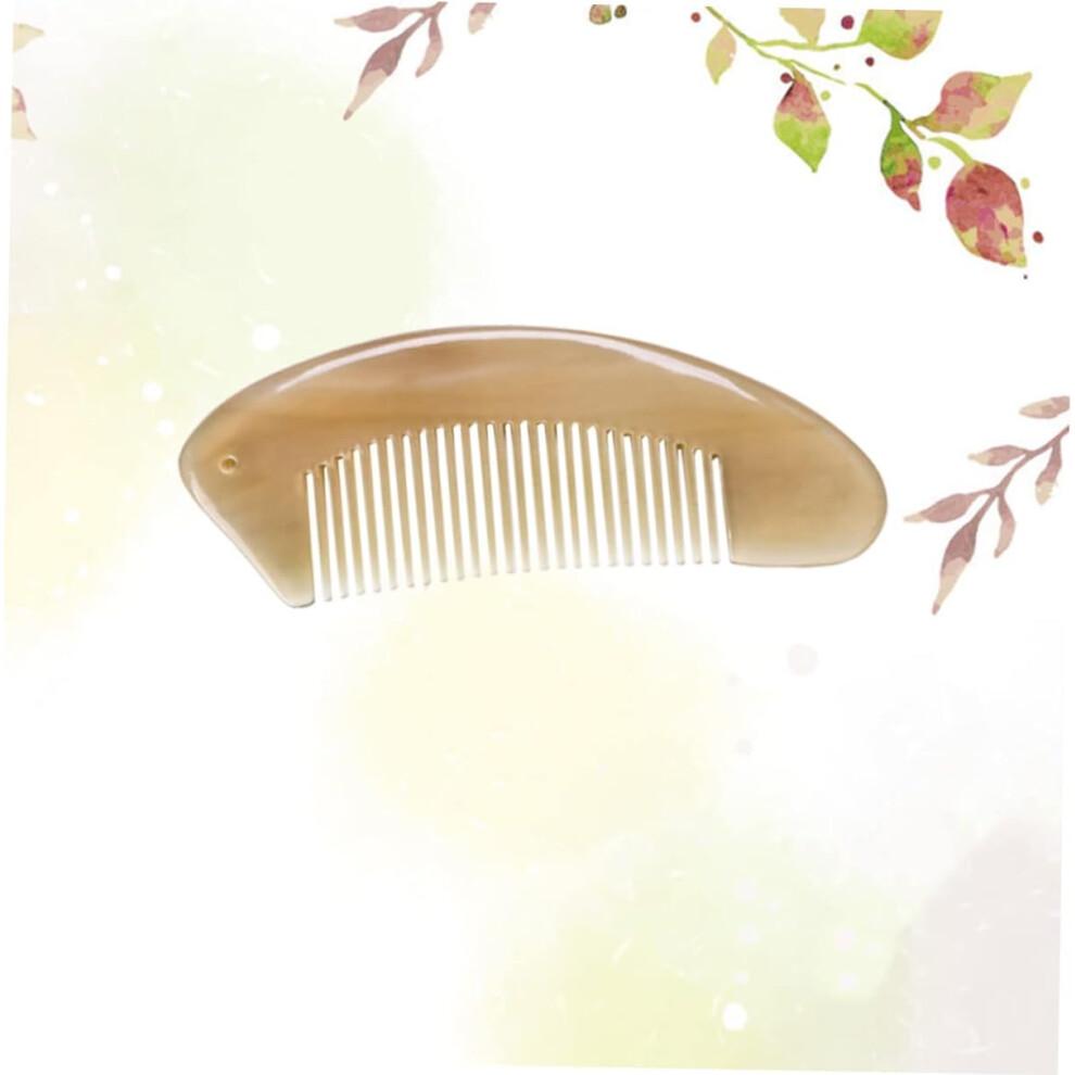 Hkhbjs Ox Horn Hair Comb Massage Comb For Scalp Relief For Men Detangling Hair Brush