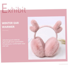 Antler Ear Muffs Warm Boys and Girls Earmuff for Winter Comfortable Outdoor Ear Warmer Creative Earmuff Plush Material