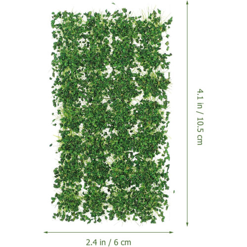 Faux Arbustos Modelo Deep Green Simulation Bush para DIY Modelo Trem Cenário 1