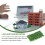 Faux Arbustos Modelo Deep Green Simulation Bush para DIY Modelo Trem Cenário 7