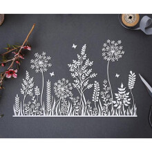 Pochoir de découpe en acier au carbone à motif floral pour scrapbooking et loisirs créatifs (à faire soi-même).