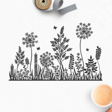 DIY-Stanzform aus Kohlenstoffstahl mit Gras- und Blumenmotiv für Scrapbooking, Prägeschablonen-Bastelbedarf