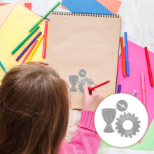 Kovová forma na nôž na scrapbooking, DIY remeselné vyrezávacie šablóny na výrobu pohľadníc, vyrezávacie šablóny z uhlíkovej ocele