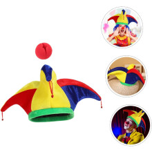 1 set pălărie de clovn amuzantă cu clopoței, recuzită esențială pentru cosplay, carnaval, bal mascat