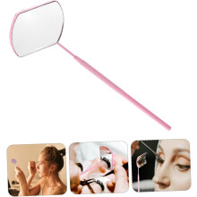 Mini specchio di bellezza per extension ciglia, strumento per lash artist, superficie in vetro, riflesso fedele, portatile.