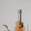 Guitarra Wall Mount Hanger com construção metálica e almofadamento esponja 1