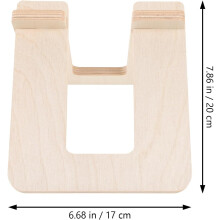 1 Stück Fahrradständer aus Holz für Fahrräder und Roller, tragbarer Parkstopper, kreatives und schlichtes Design