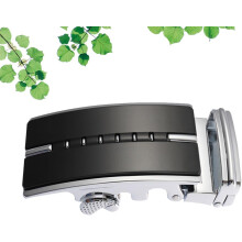 Men’s Automatic Belt Buckle Unique Black Fashion Fastener for Dress Belts
