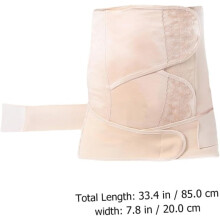 Elástico pós-natal cintura treinador renda mulher barriga pelvis cinto abdominal Shapewear para pós-parto recuperação Beige