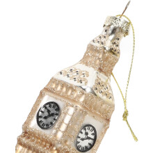 Dekoratives Big-Ben-Stück, Big-Ben-Modell, Ornament aus Glas, kreativ, Vintage, künstlerisch, elegant, vielseitig verwendbar