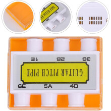 Guitar Tuning Pitch Pipe 6-Hole Easy-To-Use String Instrument Tuner Suitable for Beginners and Professionals