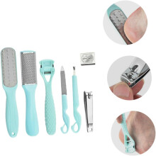 Kit de pedicura para homens cuidados pés esfoliador unhas ferramentas Callus Remover pés arquivo céu