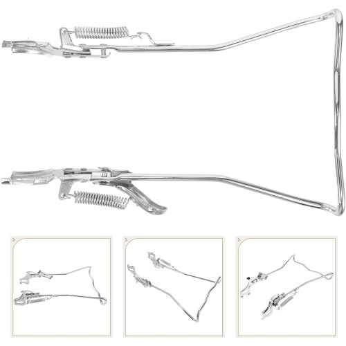 24 polegadas prata metal bicicleta Kickstand duplo lado suporte bicicleta acessório substituição profissional
