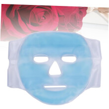 1 maschera in PVC riutilizzabile per il viso, ghiaccio freddo per il viso, ghiaccio rinfrescante per il viso, ghiaccio per il viso, freddo per il viso