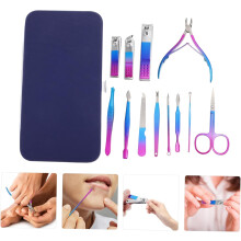 Stainless Steel Manicure Nail Grinder Clippers Files Polishing Tools Nail Care Supplies