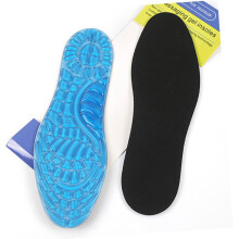 Plantillas de zapatos con masajeador de pies que absorben los impactos y cuentan con amortiguación de gel para el soporte del arco plantar.