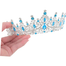Coroa Cabelo Acessórios Strass Tiara para Mulheres Casamento Bridal Bandeira Vestido Festa Aniversário Eventos Especiais Bouquet