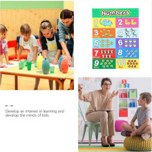Alphabet-Wandposter für Kleinkinder, 2 Stück, 43 x 56 cm, Lernhilfe
