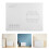 Boîte de rangement de câbles murale en ABS blanc, au design compact 1