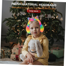 Faltbare Plüsch-Ohrenschützer mit Einhorn-Design, warmer Winter-Ohrenschutz, tragbarer Ohrenschutz für Mädchen