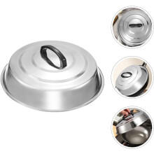 Universeller Edelstahl-Topfdeckel als Ersatz für Töpfe und Pfannen, hochfester runder Pfannendeckel