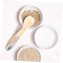 Shell Colher Facial Máscara Ferramenta de mistura Colher de maquiagem para máscaras faciais Cuidados da pele
