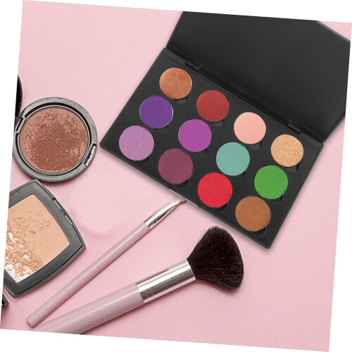 12 Pcs Eyeshadow Palette Empty Eyeshadow Tray Reusable Magnetic Makeup