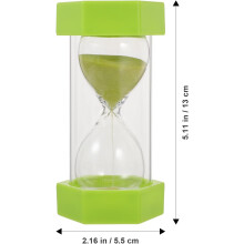 5-Minuten-Sanduhr, Sanduhrglas, 5-Minuten-Countdown, vielseitiger Essenstimer