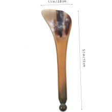 Outil de massage Gua Sha en corne de bœuf, planche de grattage pour le visage et les yeux