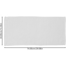 Wasserabsorbierendes, kariertes Handtuch aus weichem Baumwollmaterial, schnelltrocknend und geschmeidig.