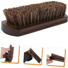 Leather Maintenance Brush Horsehair Soft Bristles for Shoe Cleaning and Polishing Care Kit