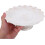 Buda cerâmico branco oferecendo placa 7 polegadas design elegante fácil limpeza bandeja de armazenamento da cozinha 4