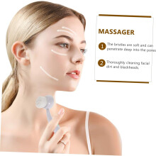 Facial Cleansing Brush Soft Bristles for Deep Cleaning and Blackhead Removal Gentle Exfoliating Face Scrubber for Daily Use