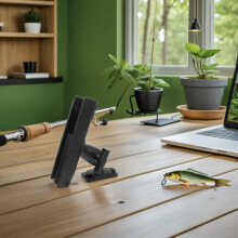 Nastaviteľný držiak na rybárske prúty na kajak s 360 rotáciou, horizontálny stojan na lodné tyče