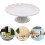 Buda cerâmico branco oferecendo placa 7 polegadas design elegante fácil limpeza bandeja de armazenamento da cozinha 8