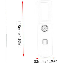 Tragbarer Gesichtsbedampfer mit Nano-Spray-Feuchtigkeitsspender (20 ml), USB-wiederaufladbar, Hand-Gesichtsbefeuchter